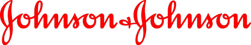 Johnson &amp; Johnson logo, link to jnj.ch